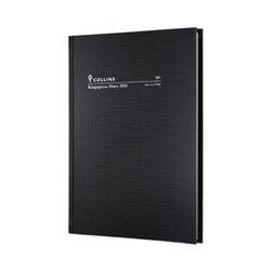 COLLIN KINGSGROVE DIARY A5 DAY TO PAGE BLACK