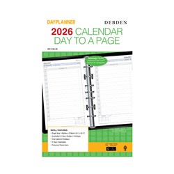 Debden Dayplanner Refill Day To A Page 140X216mm Dayplanner