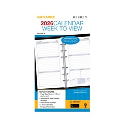 DAYPLANNER PERSONAL EDITION REFILLS - 6 RING Weekly Dated (1 Ye