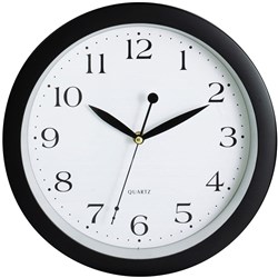 CARVEN 300MM WALL CLOCK 300mm Black