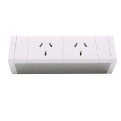 RAPID POWER RAIL 2 GPO 600mm Lead, D Splitter, Clamp