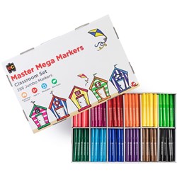 EDVANTAGE MASTER MEGO MARKERS Assorted Colours