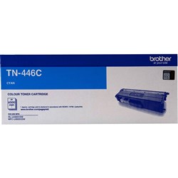 BROTHER TONER CARTRIDGE TN-446C Super High Yield Cyan