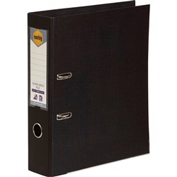 MARBIG PE LINEN LEVER ARCH A4 - Black (Was 6601002)