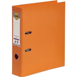 MARBIG PE LINEN LEVER ARCH A4 - Orange EARTH FRIENDLY