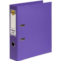 MARBIG PE LINEN LEVER ARCH A4 - Purple