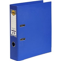 MARBIG PE LINEN LEVER ARCH A4 - Marine blue
