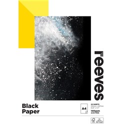 REEVES BLACK SKETCH PAD A4