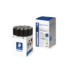 STAEDTLER 351 LUMOCOLOUR Whiteboard Marker Bullet Tip Cup.19 Black
