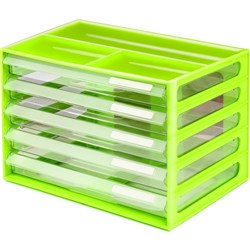 Italplast A4 Document Cabinet Lime
