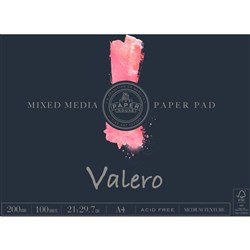 The Paper House Valero Mixed Media Pad A4 200gsm 100 Sheets