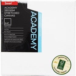 Jasart Academy Canvas 3/4 Inch 8x8 Inch Thin Edge