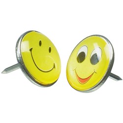 ESSELTE PINS NOVELTY EMOTICONS 1.0 11mm pack 25