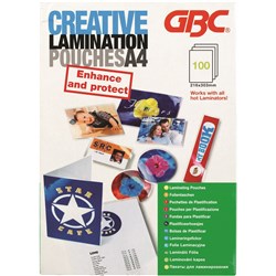 CREATIVE LAMINATING POUCHES A4 125 MICRON