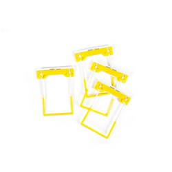 AVERY ADHESIVE TUBECLIP YELLOW PK500