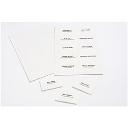 CONVENTION CARD HOLDER INSERTS PKT250 CONVENTION CARD HOLDER INSER PK250