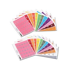 ALPHA SIDE TAB LABELS "P" 24MM 20 LABELS P/SHEET