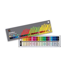 OIL PASTELS EDUCATIONAL COLOUR JUMBO 24'S