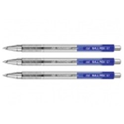 Retractable Ball Point Pen Blue 0.7mm BX12