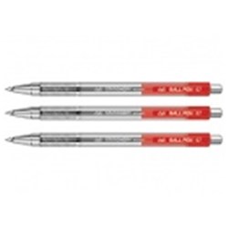 Retractable Ball Point Pen Red 0.7mm BX12