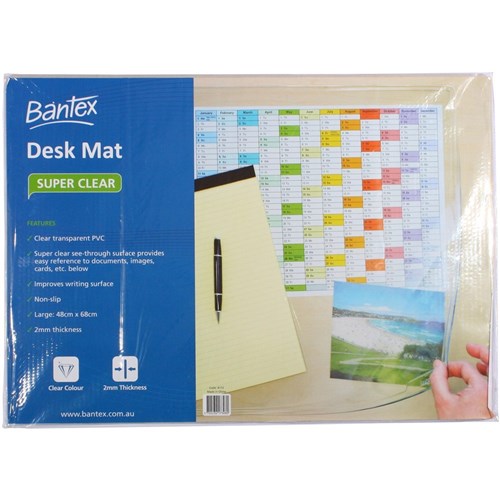 CLEAR DESK PAD 490X650MM